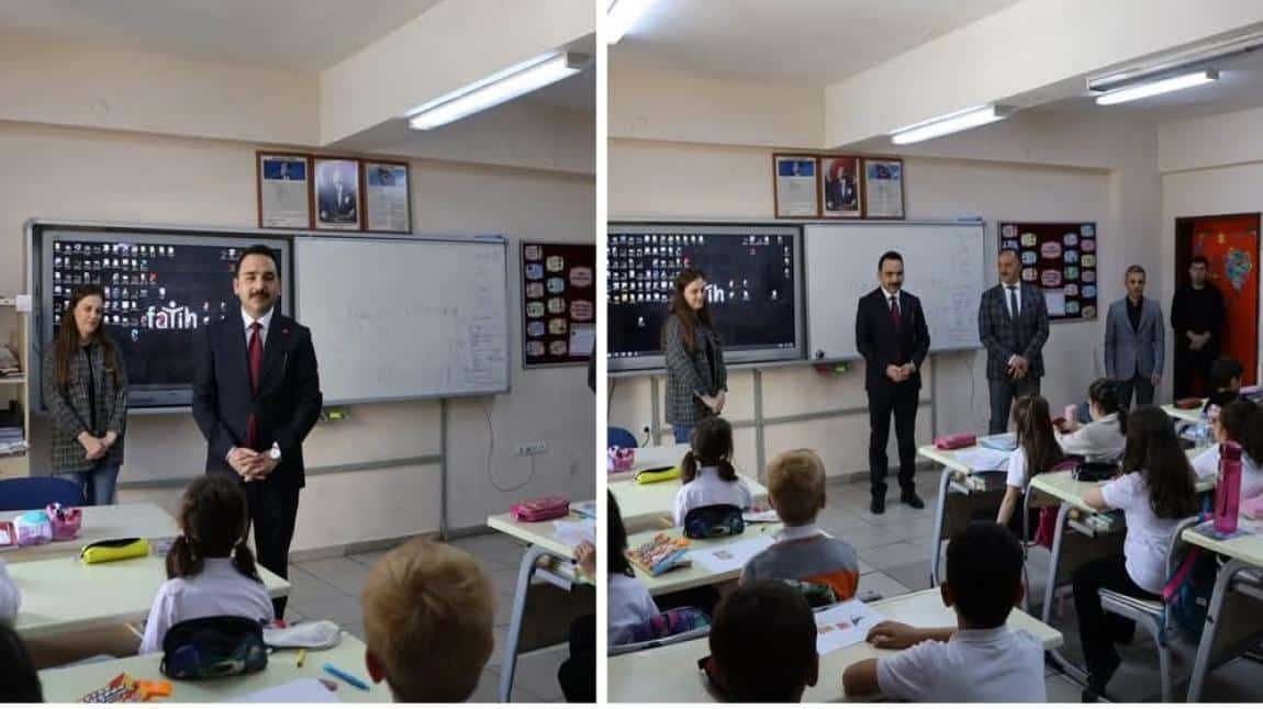 Sayın Kaymakamımız ZAFER ŞAHİN'den Okulumuza Ziyaret